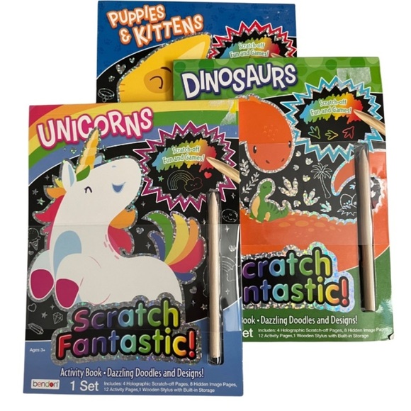 Other - Pick (2) Scratch Fantastic Activity Book